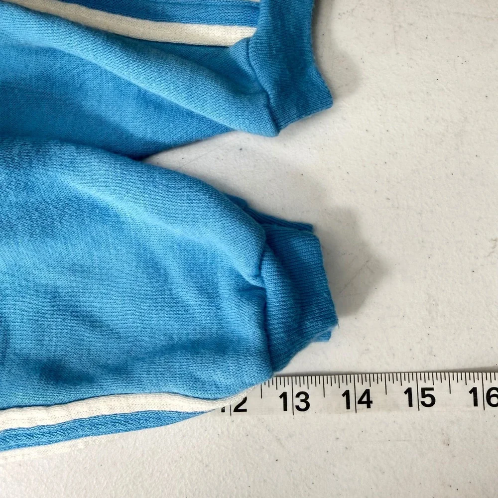 Vintage ShirTees Blue Acrilan Tracksuit Set 9 Mnths Made in USA Zip Hoodie Pants